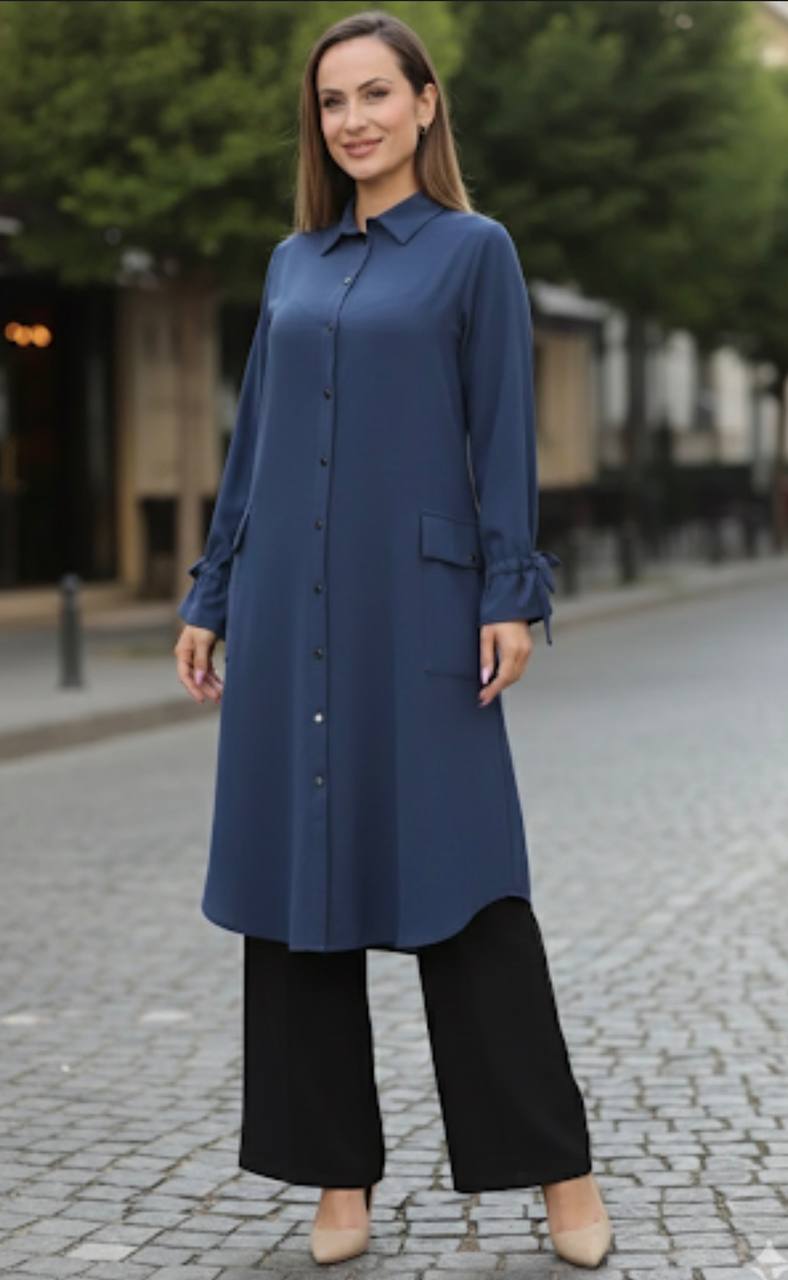 Long Relaxed Tunic – Comfortable and Stylish Casual Wear