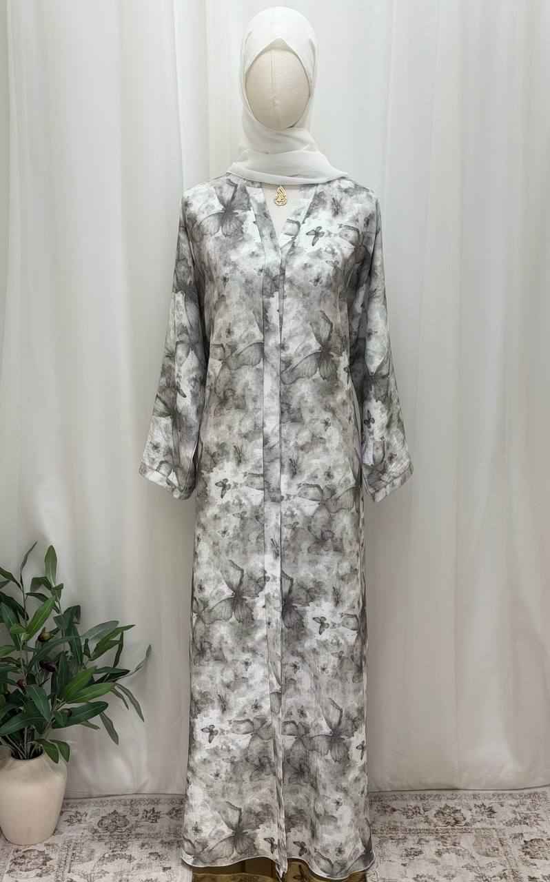 Butterfly Print Serenity Abaya
