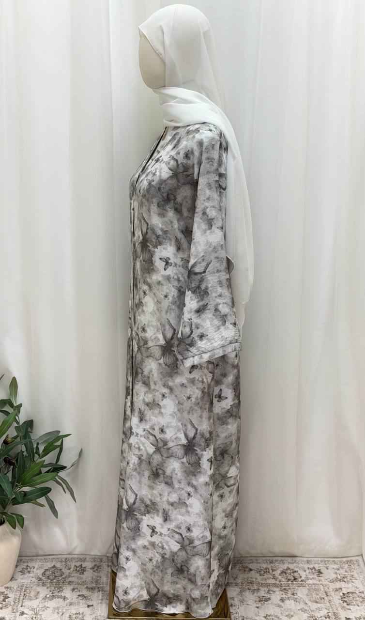 Butterfly Print Serenity Abaya