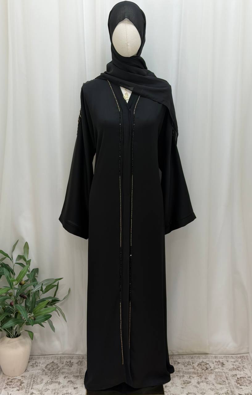 Noor Al-Dubai Hand-Embellished Abaya