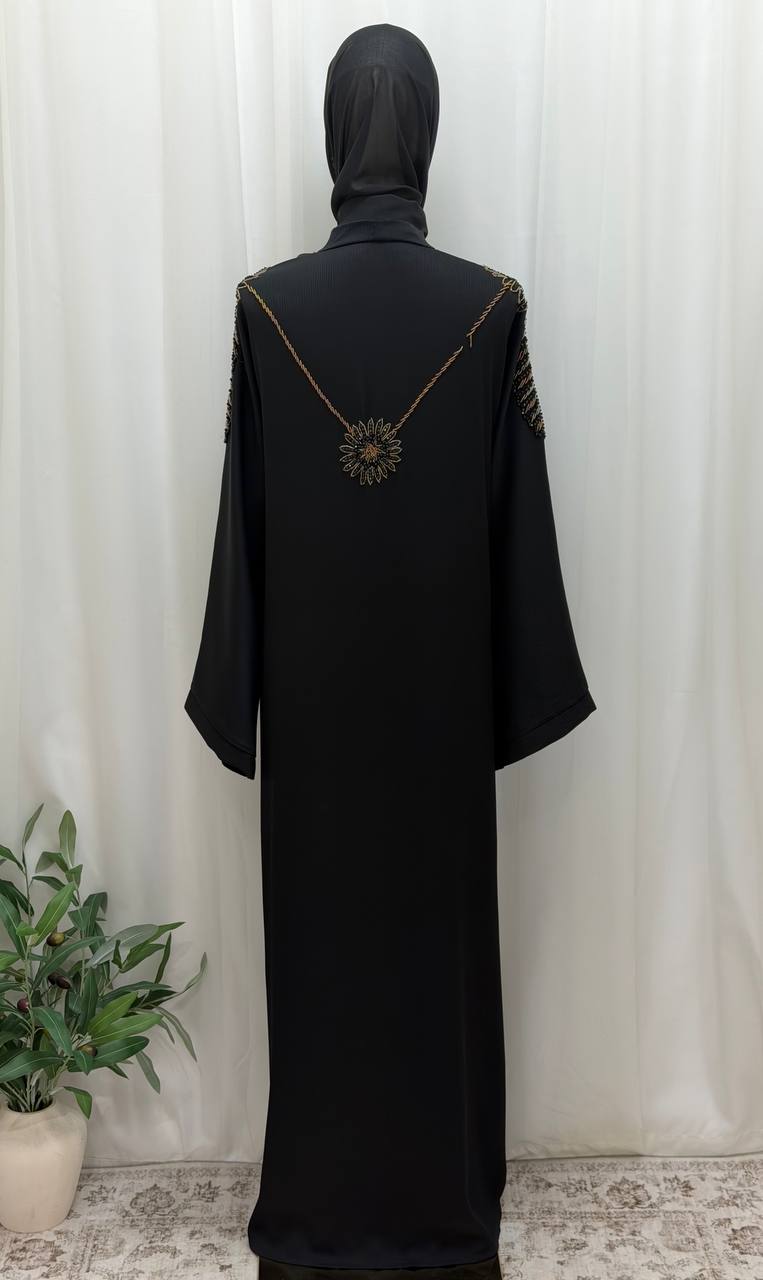 Noor Al-Dubai Hand-Embellished Abaya
