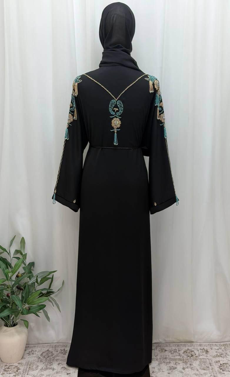 Dubai Hand-Beaded Abaya