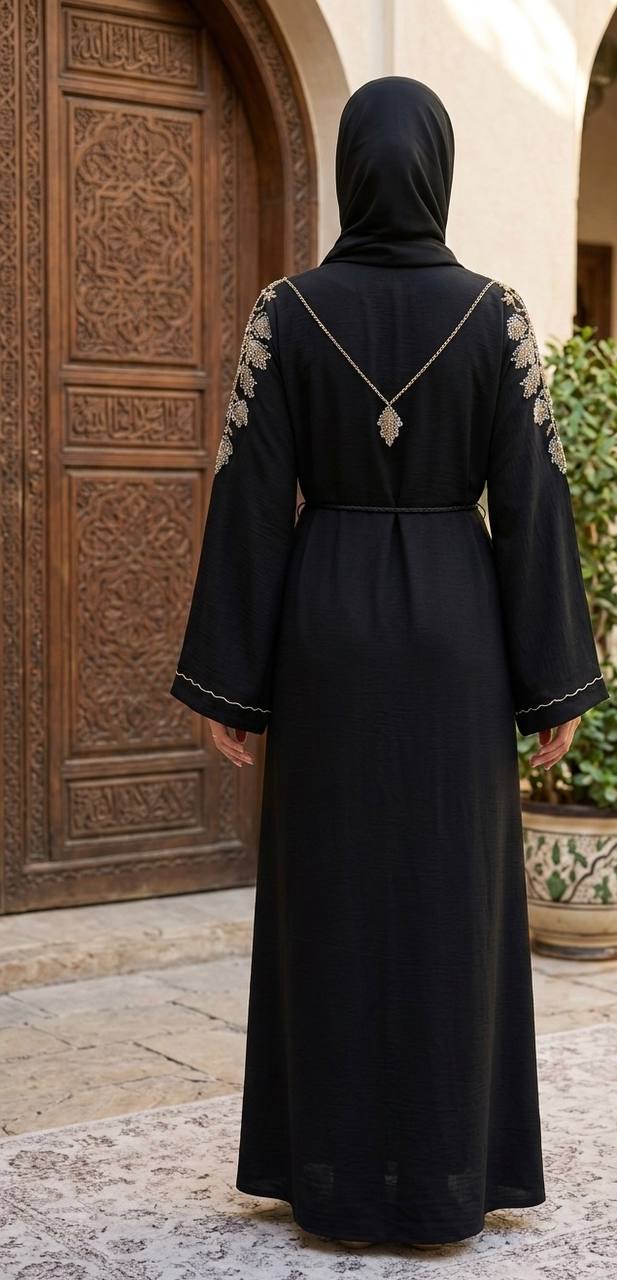 Layali Dubai Hand-Beaded Abaya