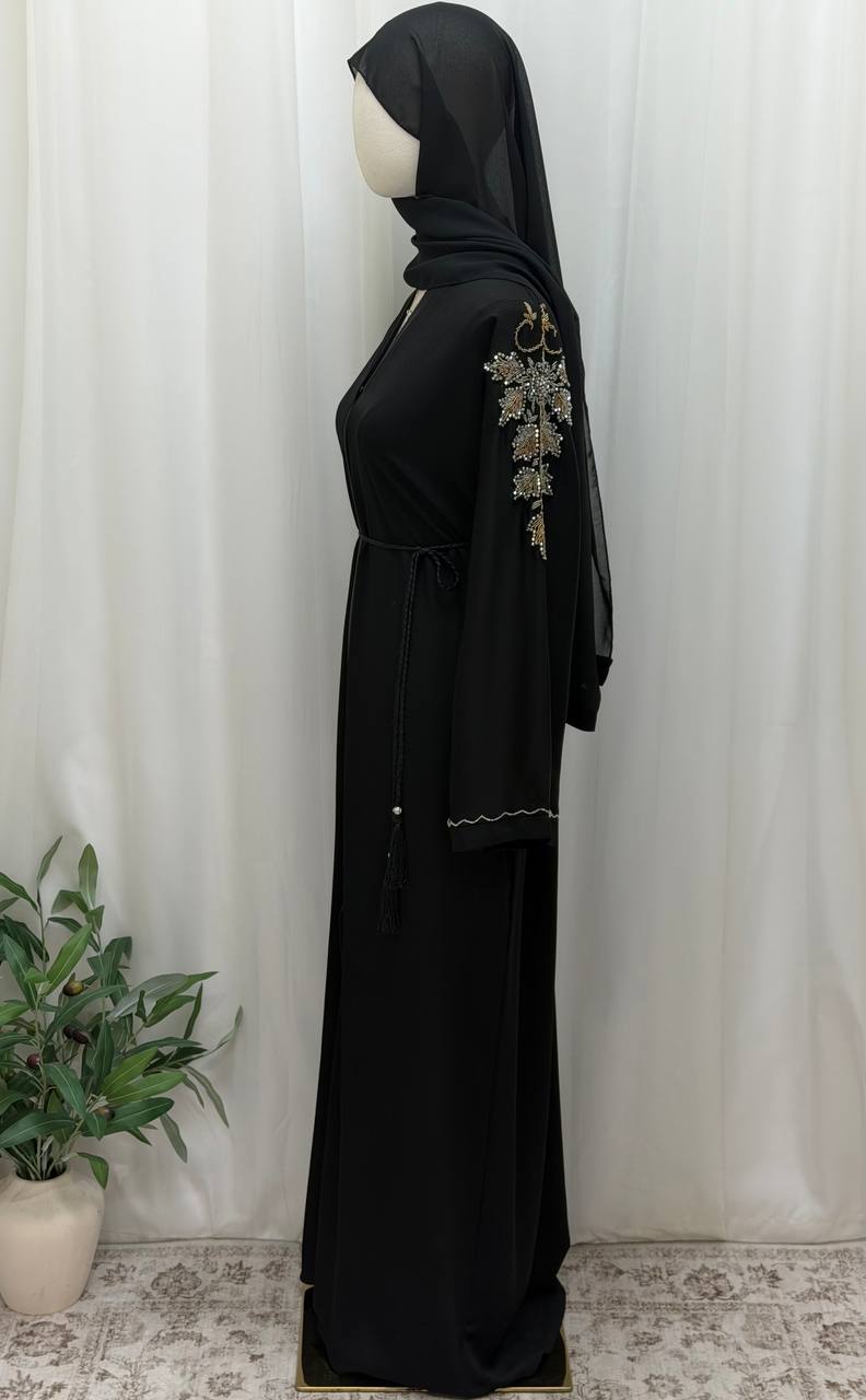 Layali Dubai Hand-Beaded Abaya