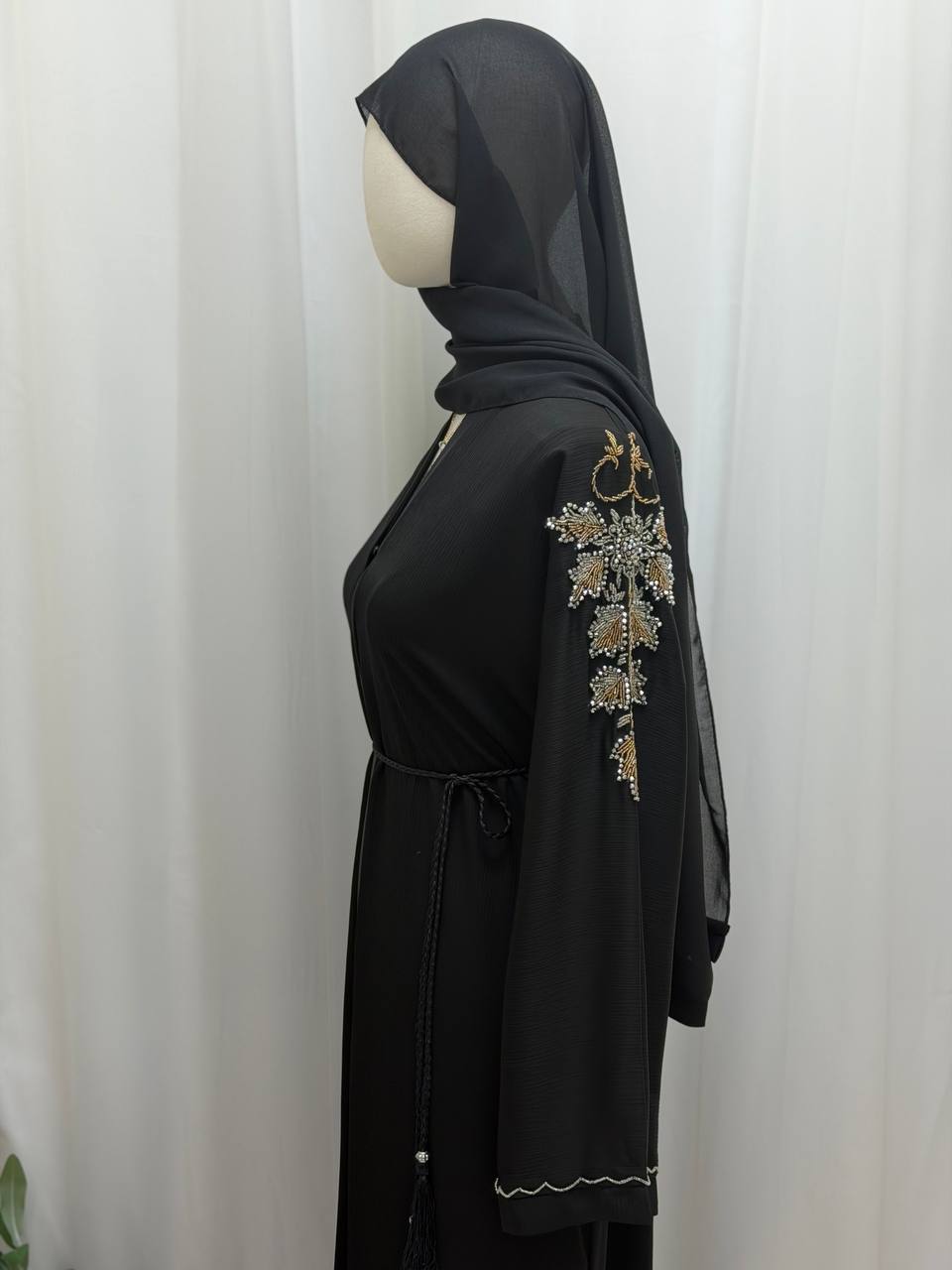 Layali Dubai Hand-Beaded Abaya