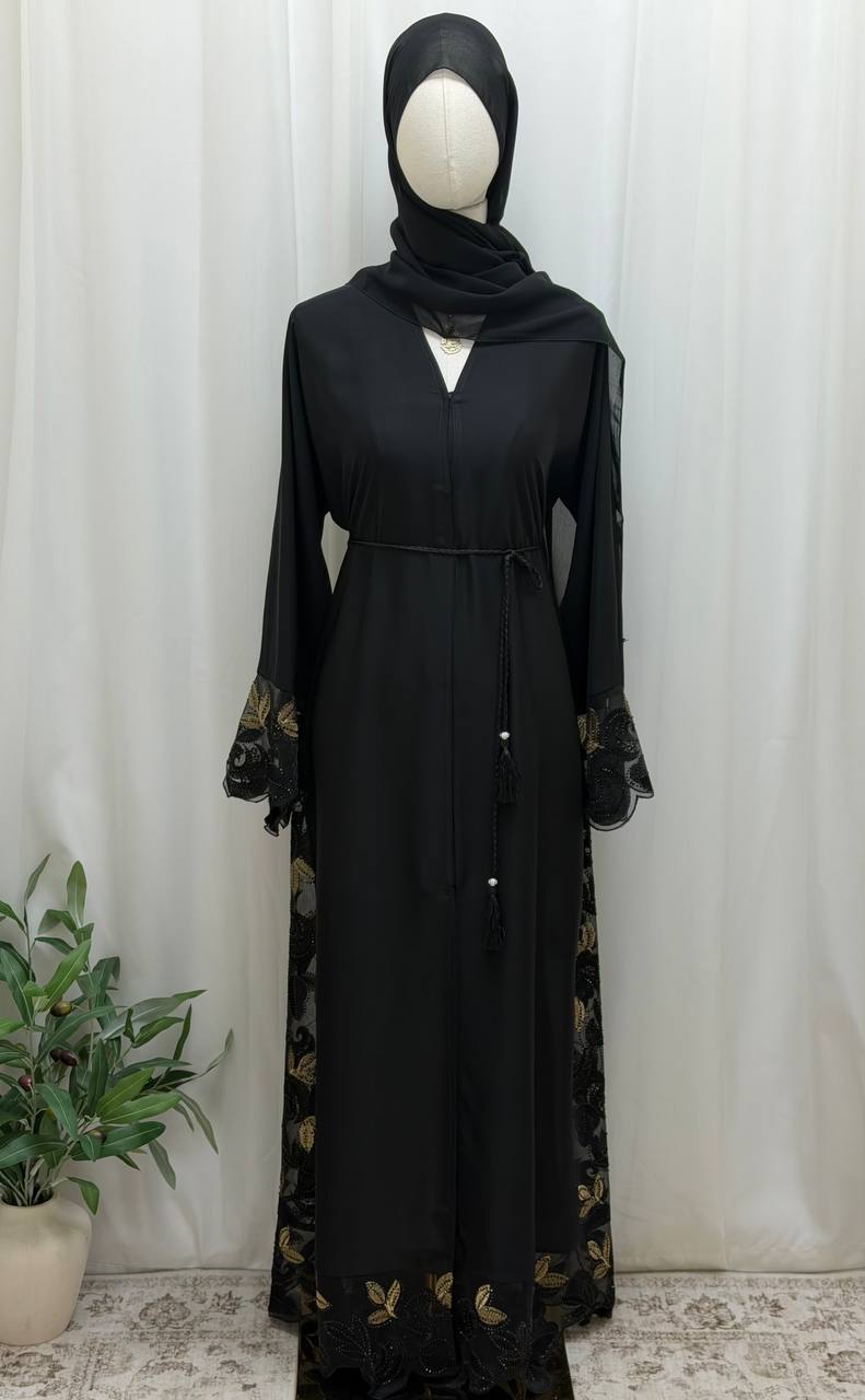 Imperial Dubai Beaded Abaya