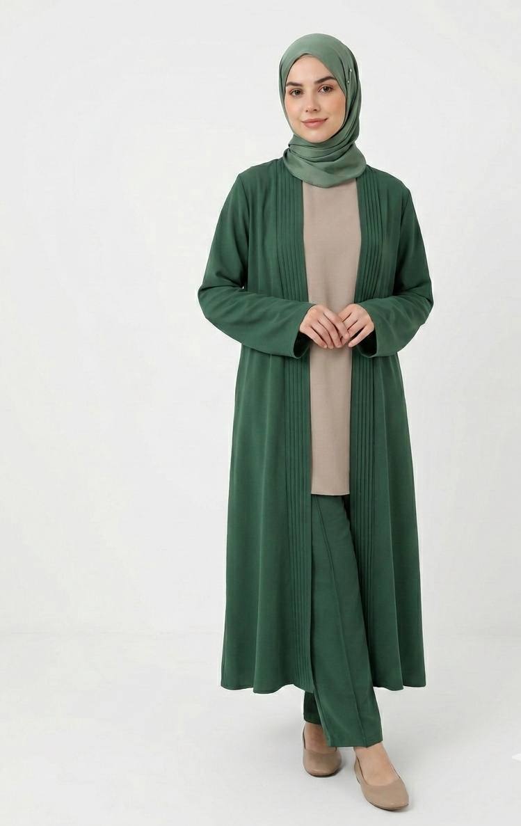 Aegean Modest 3-Piece Set - Palestinian Elegance