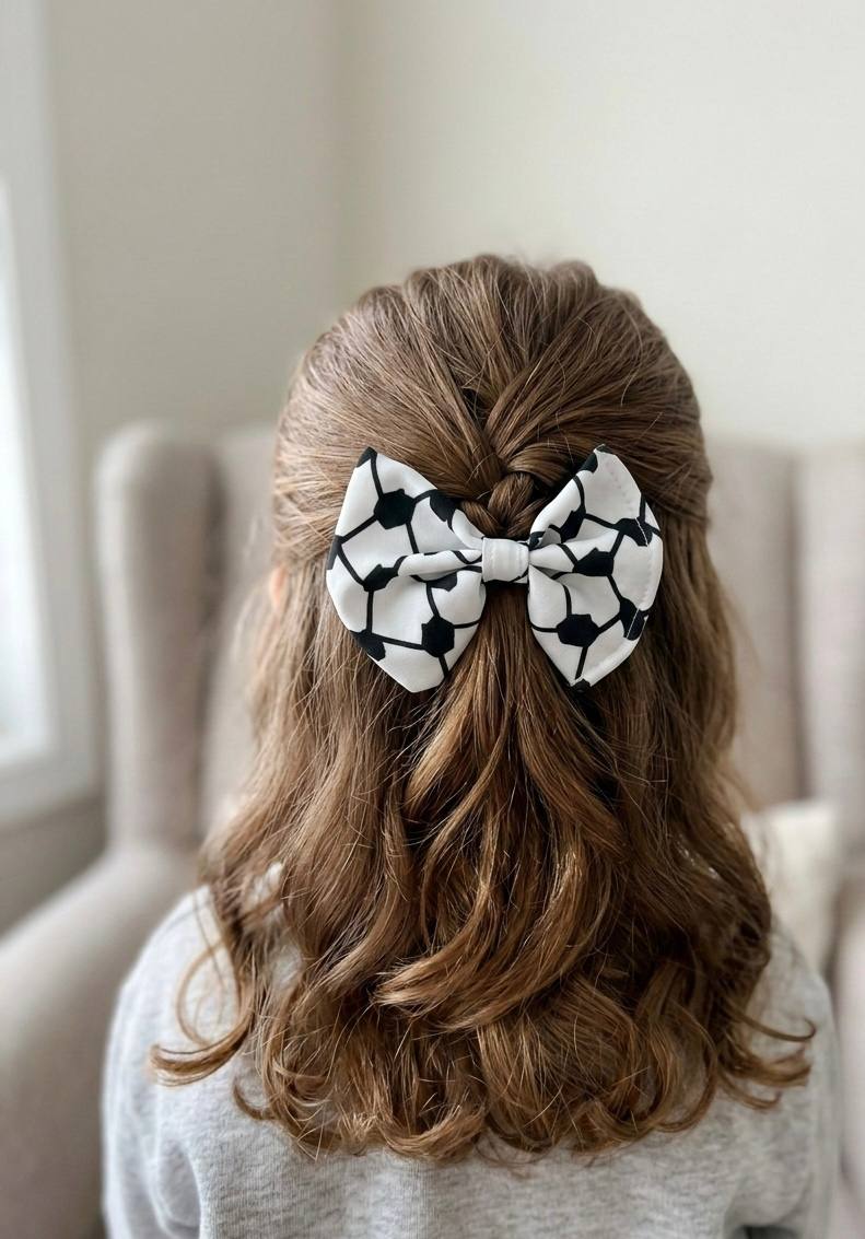 Heritage Bloom Bow Hair Clip