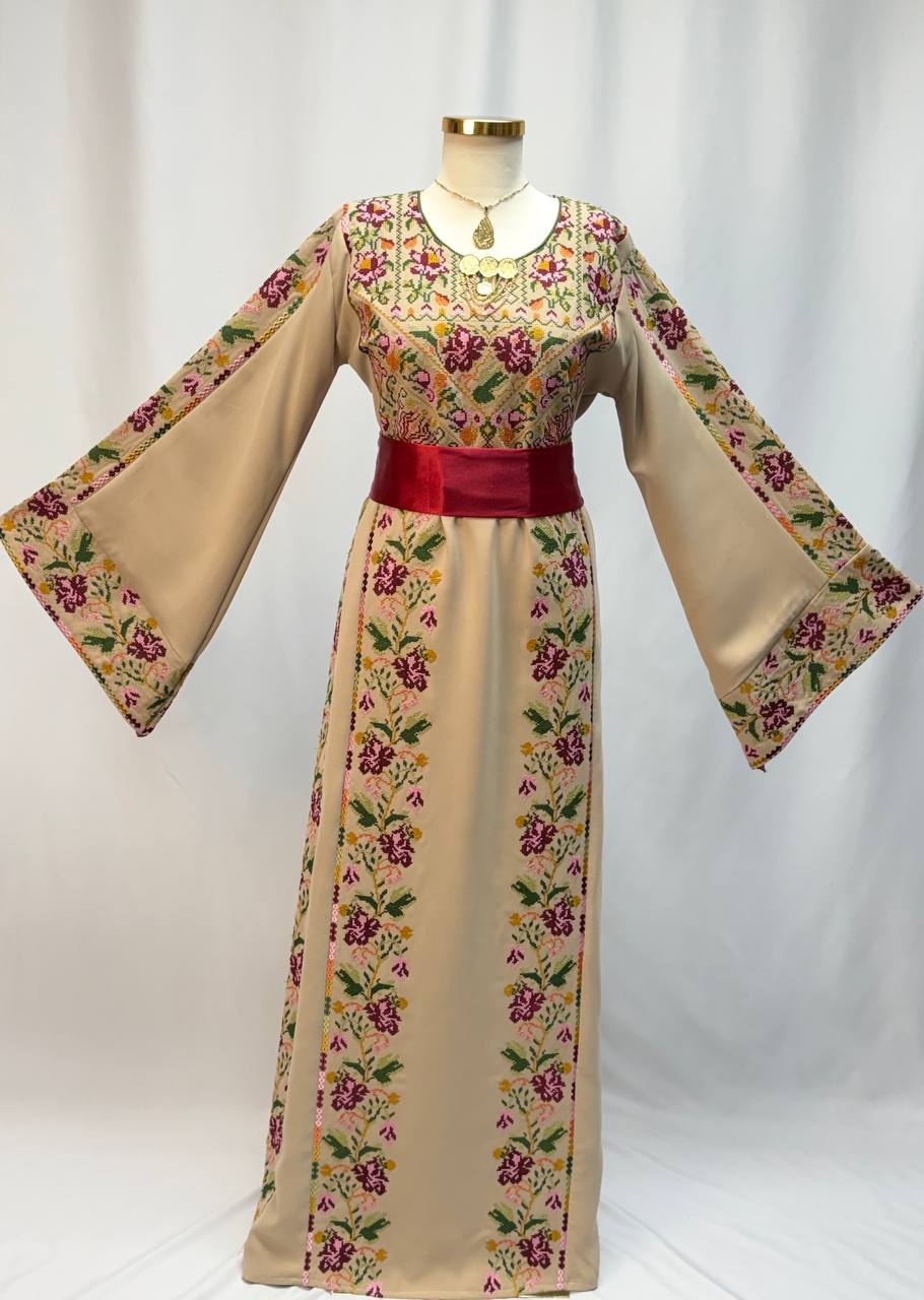 Thobe “Zahret Al-Ard” – Palestinian Heritage Edition - Palestinian Elegance