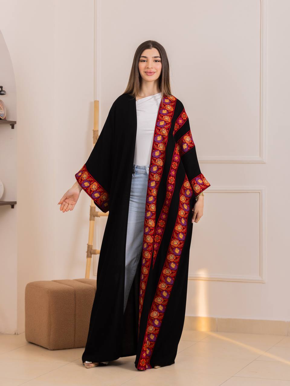 Rimas Heritage Embroidered Bisht