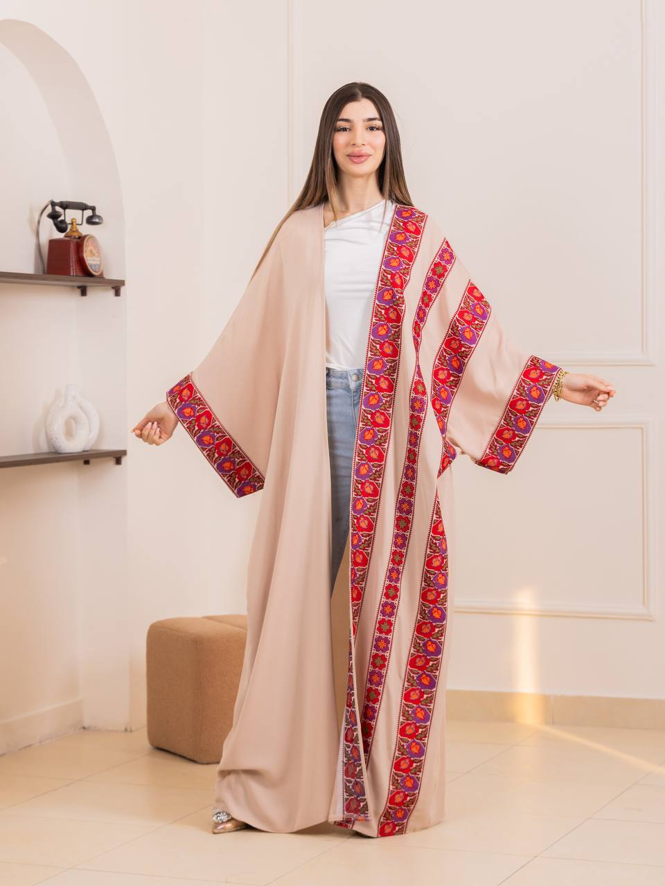 Rimas Heritage Embroidered Bisht