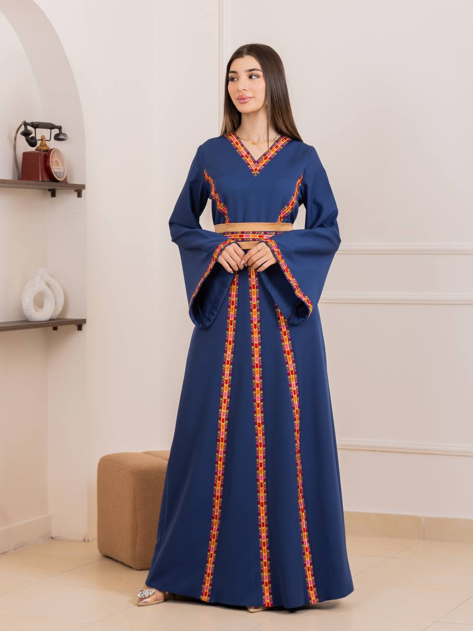 Rimas Manajel Embroidered Thobe