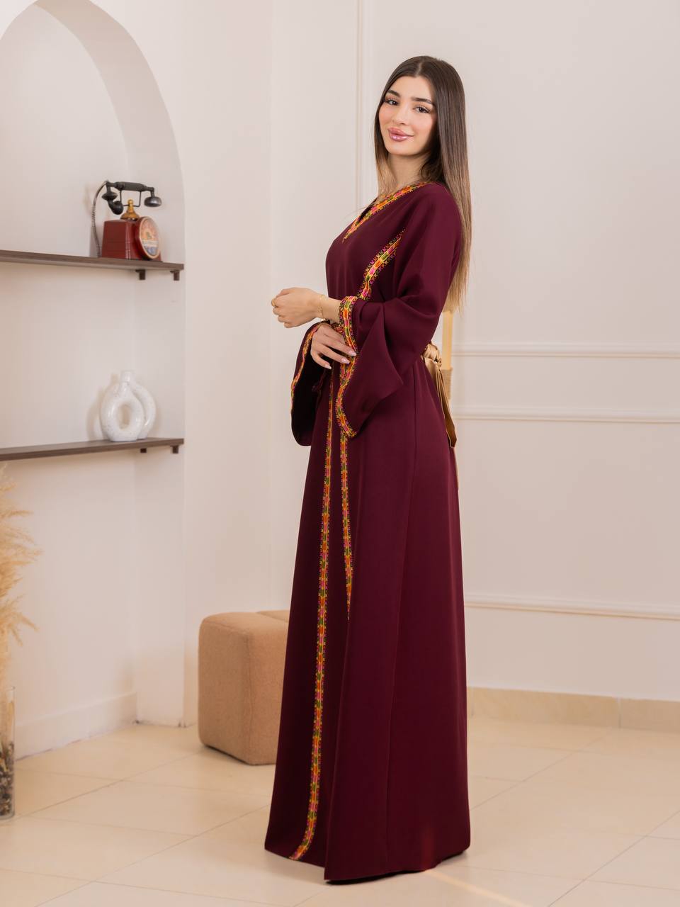 Rimas Manajel Embroidered Thobe