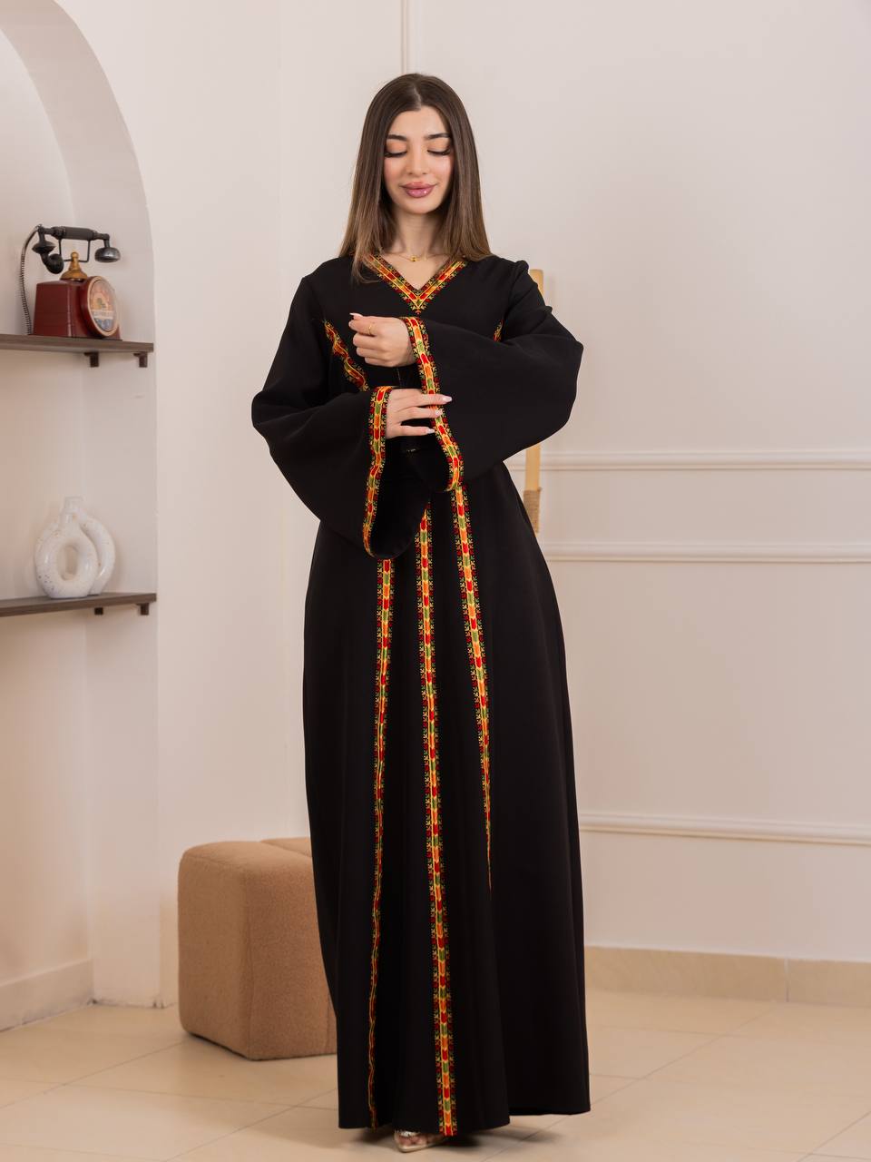 Rimas Manajel Embroidered Thobe