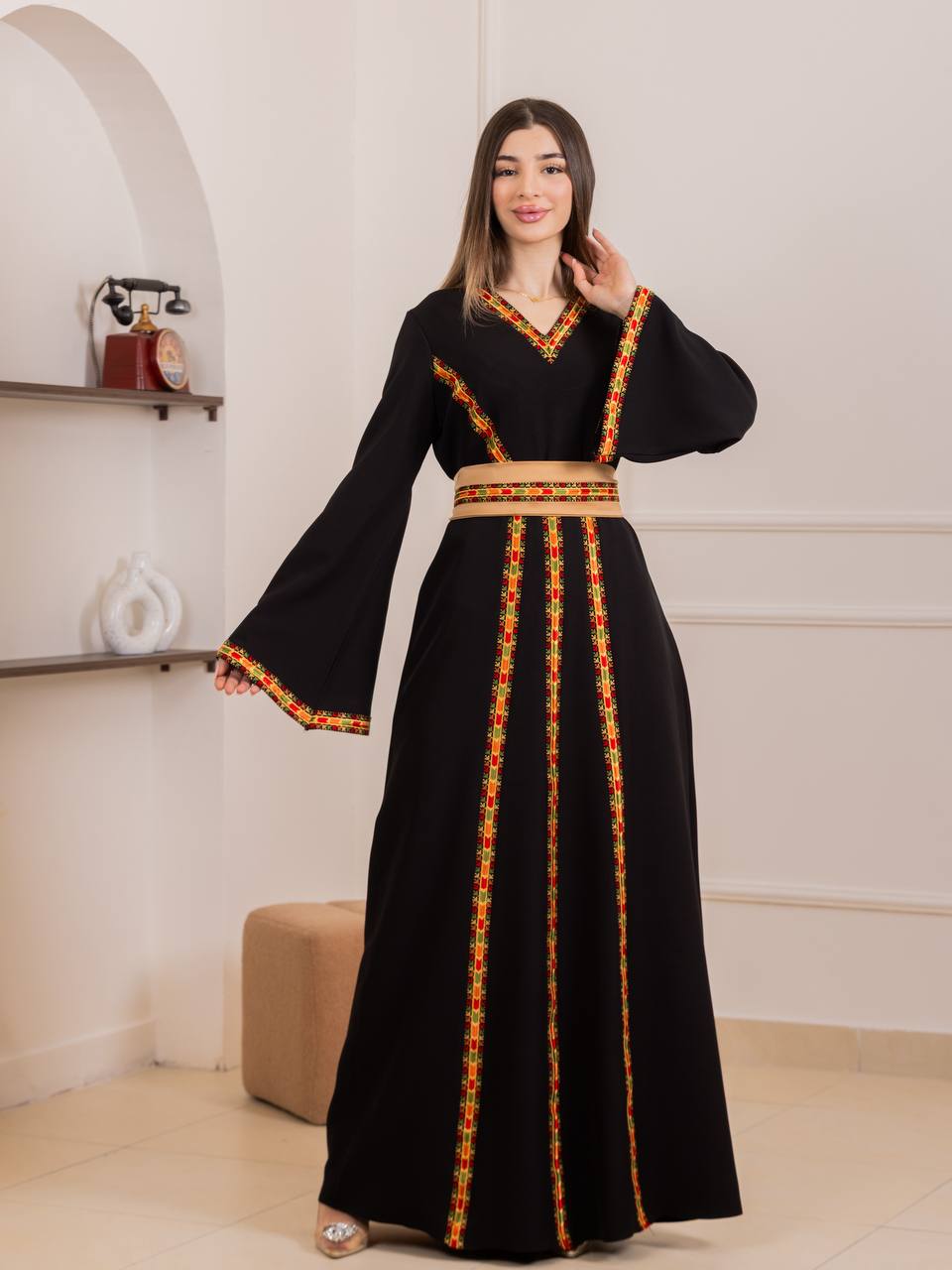 Rimas Manajel Embroidered Thobe