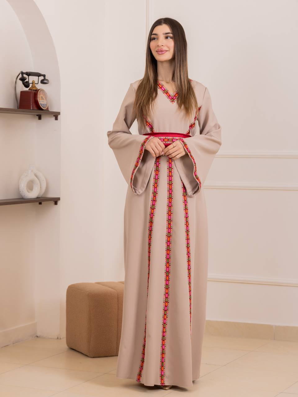 Rimas Manajel Embroidered Thobe