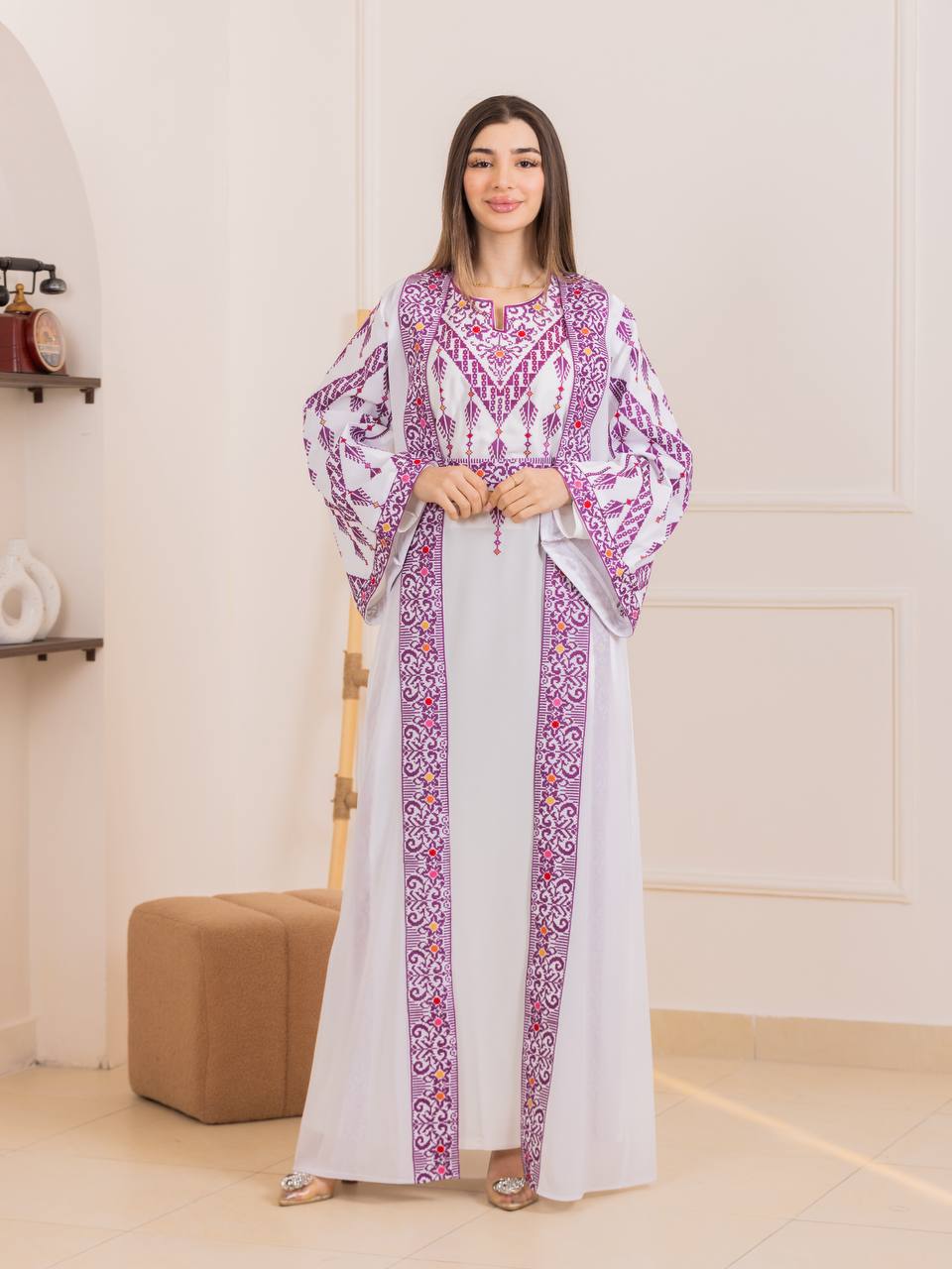 Layal Al-Quds Embroidered Bisht Set