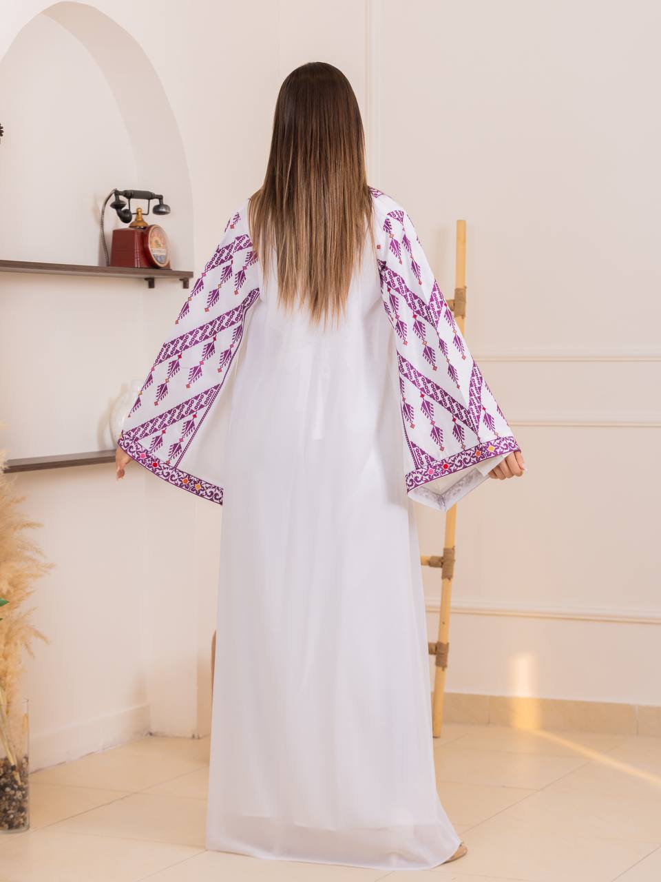 Layal Al-Quds Embroidered Bisht Set