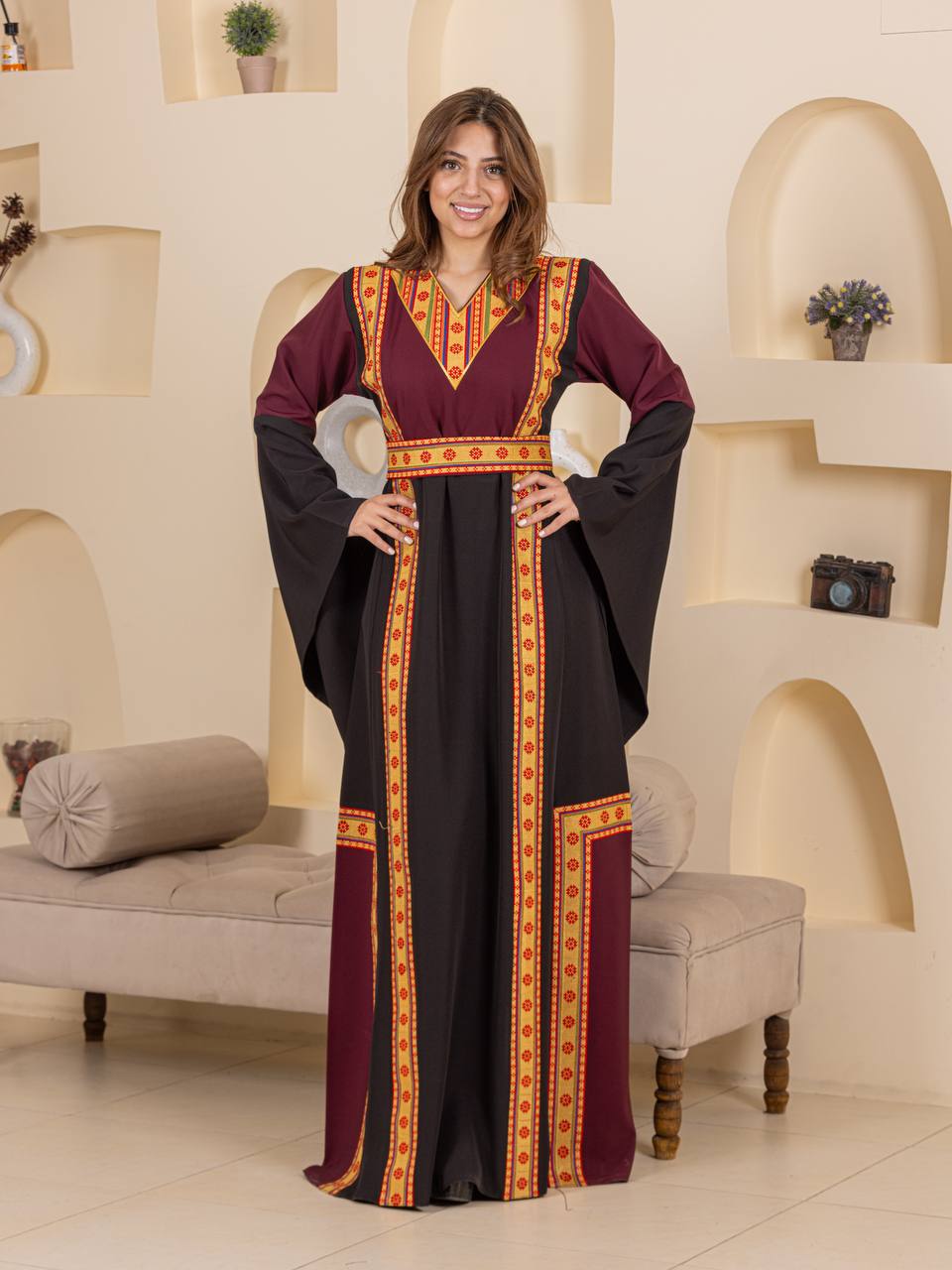 Modern Heritage Embroidered "Modraqa" Dress
