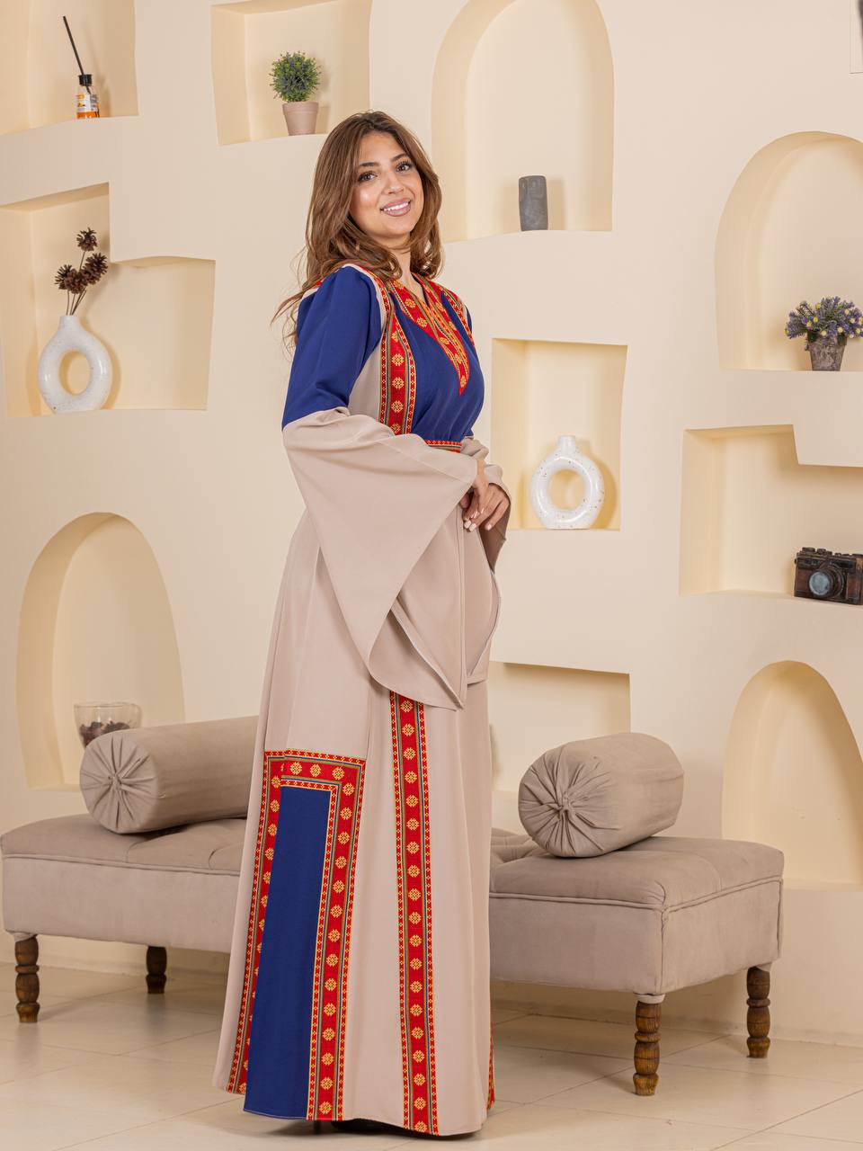 Modern Heritage Embroidered "Modraqa" Dress