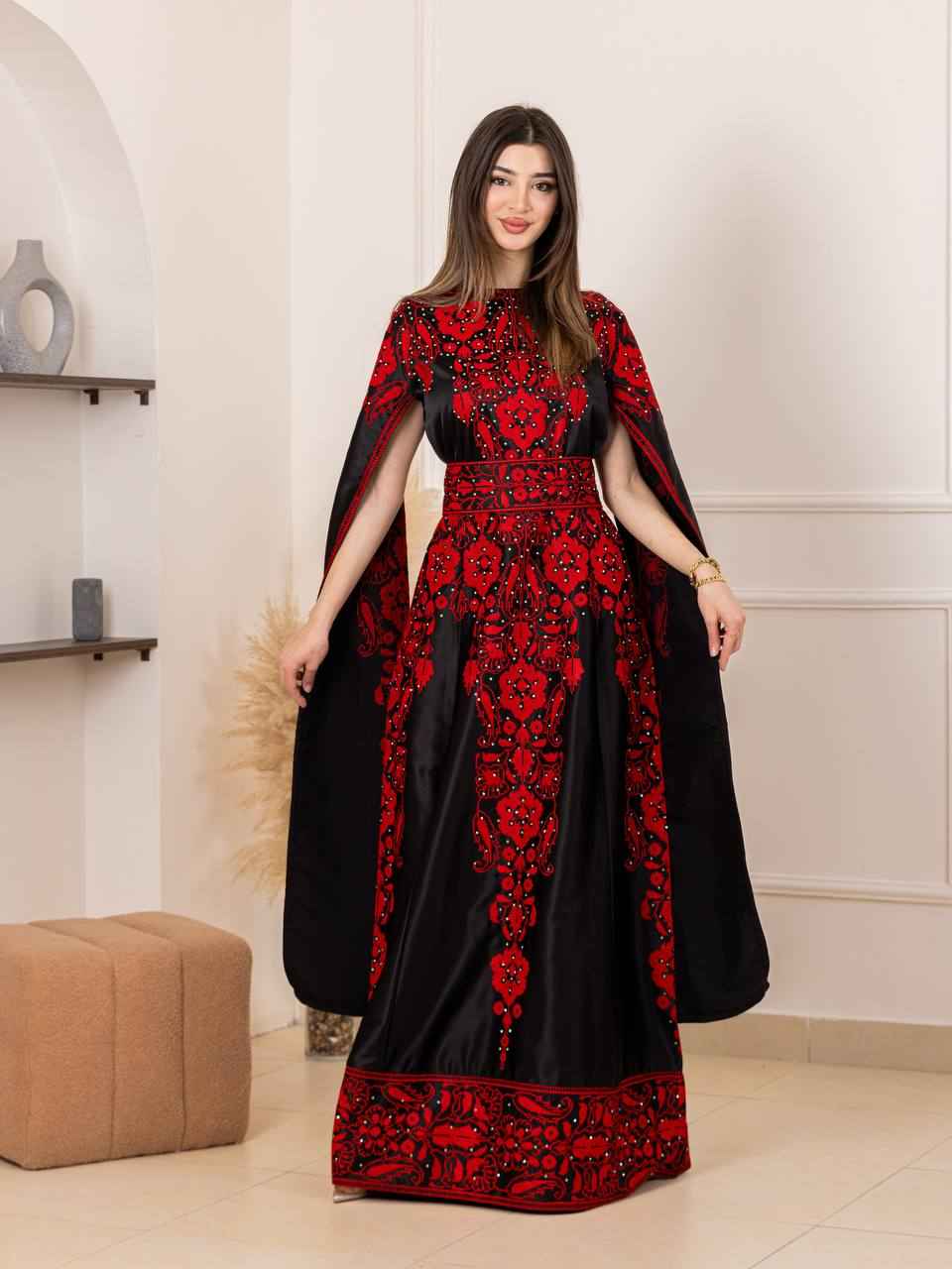 Basma Heritage Satin Dress