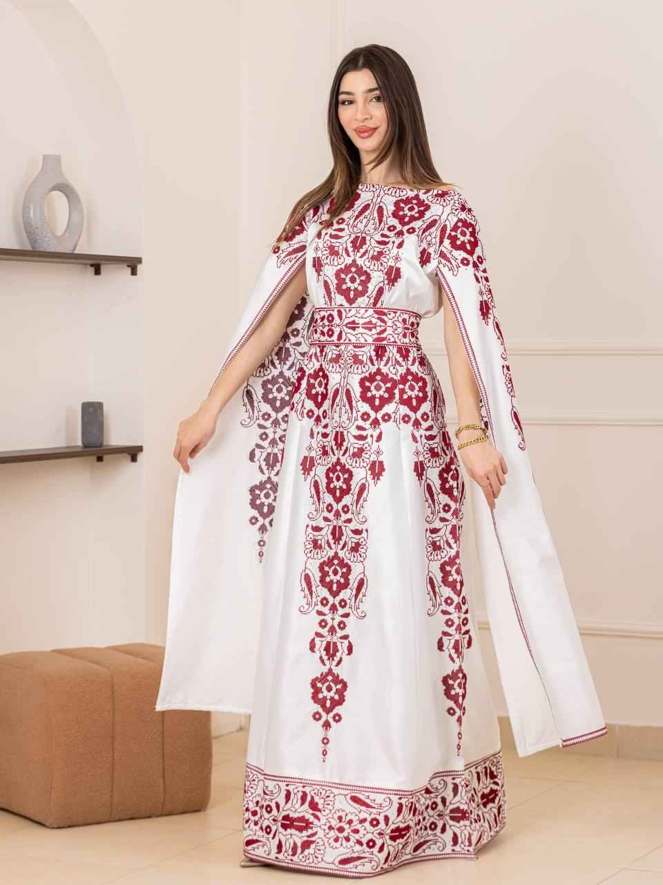 Basma Heritage Satin Dress