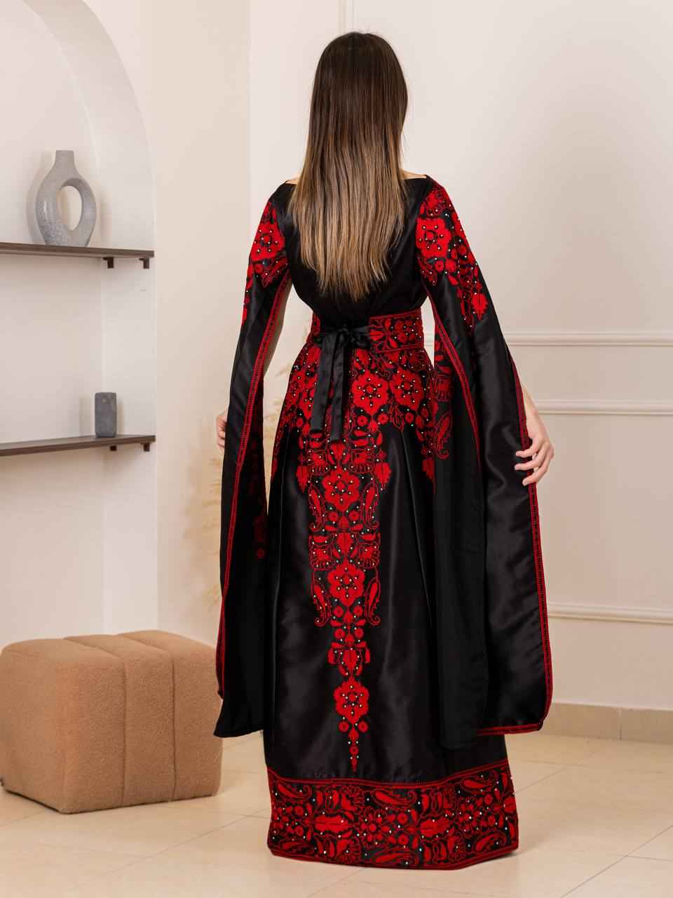 Basma Heritage Satin Dress