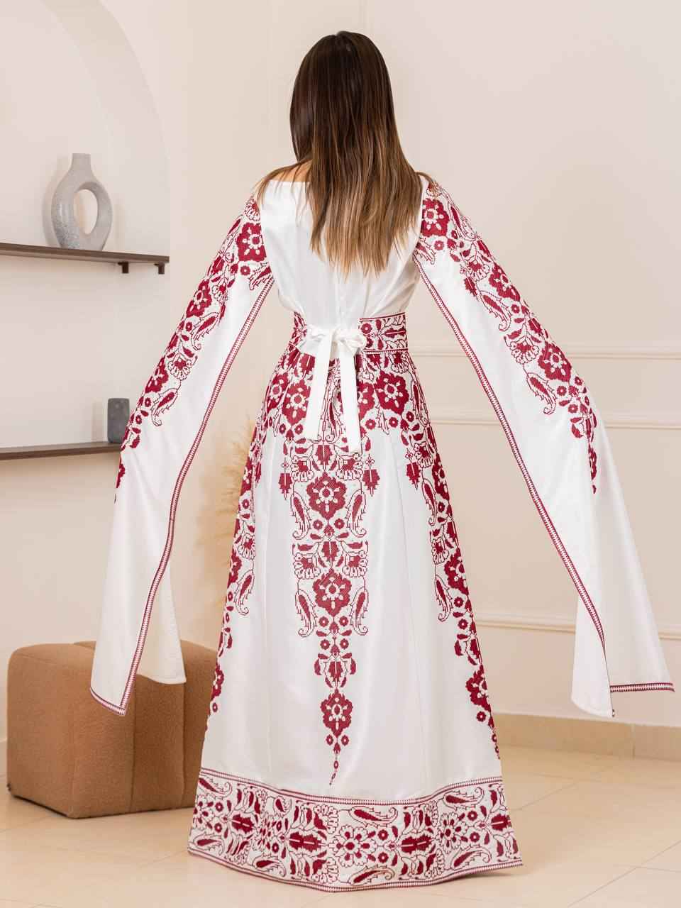 Basma Heritage Satin Dress