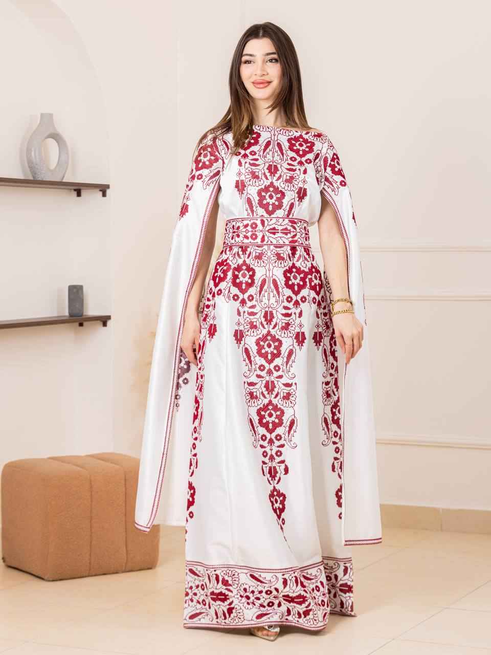 Basma Heritage Satin Dress