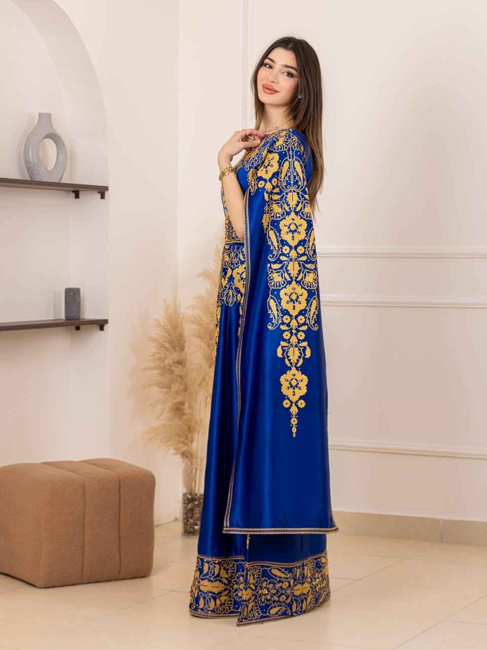Basma Heritage Satin Dress