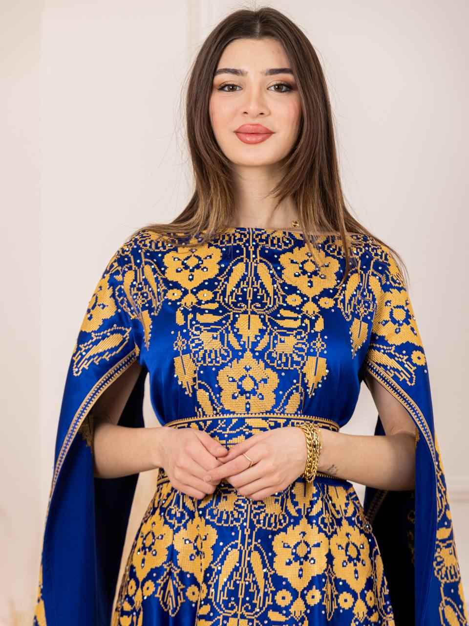 Basma Heritage Satin Dress
