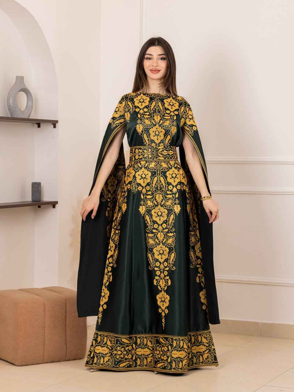 Basma Heritage Satin Dress