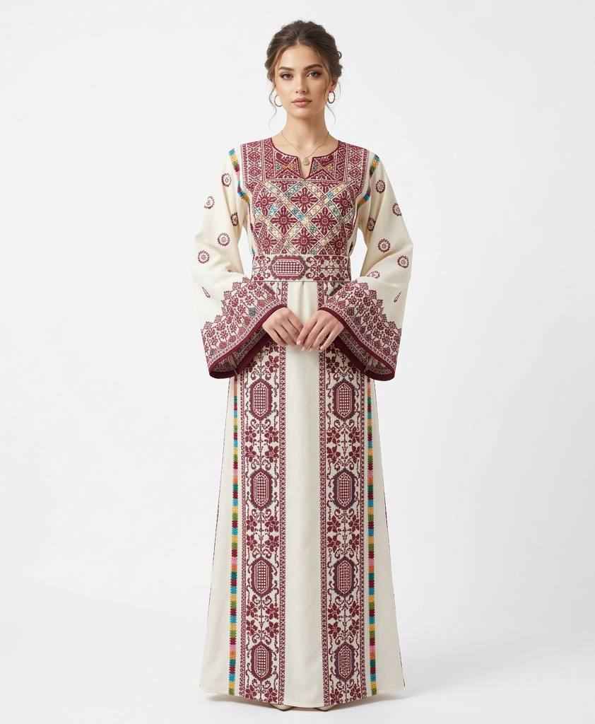 Thobe Aroq Al-Onsa Heritage Dress