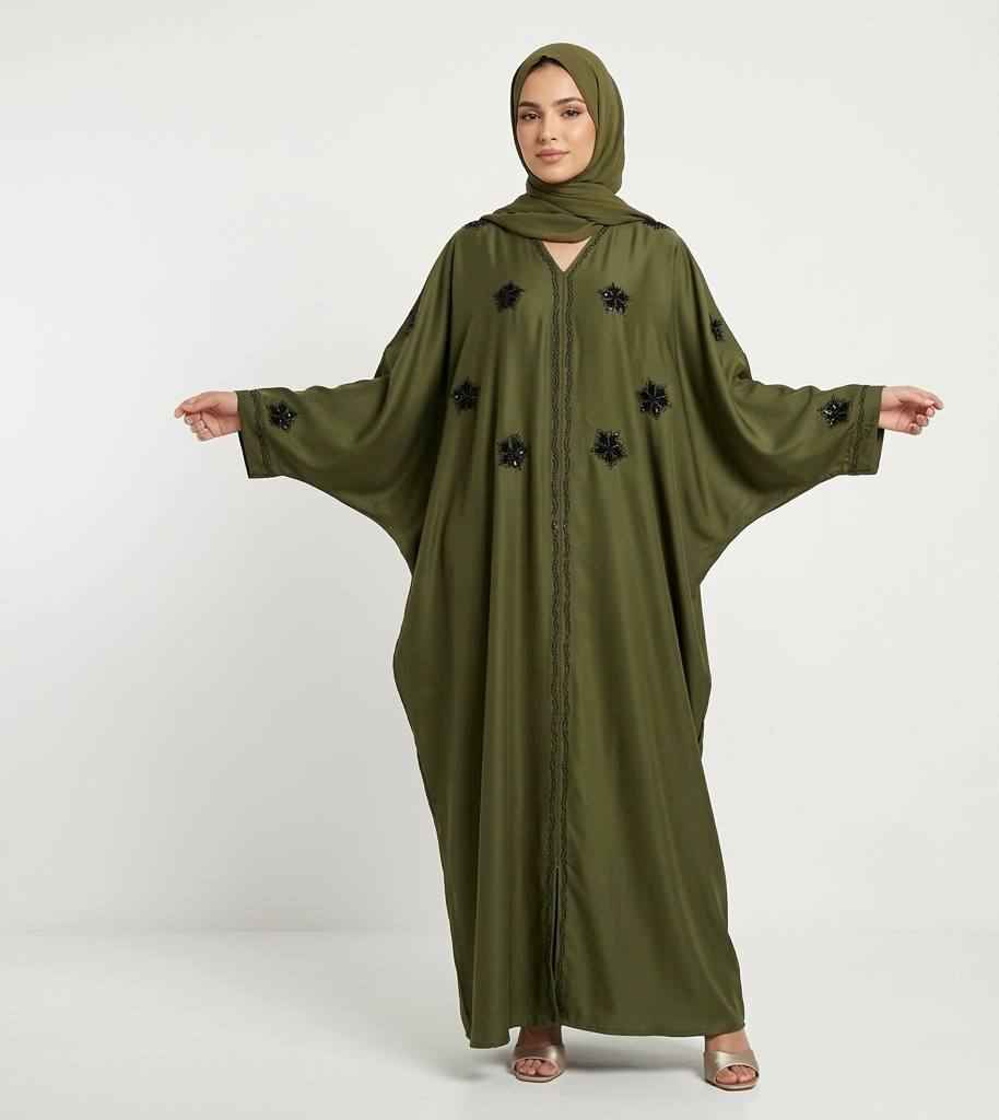 Layali Butterfly Abaya - Palestinian Elegance