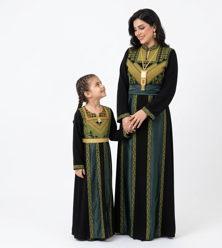 Thobe Wardat Al-Asala (Heritage Blossom Dress)