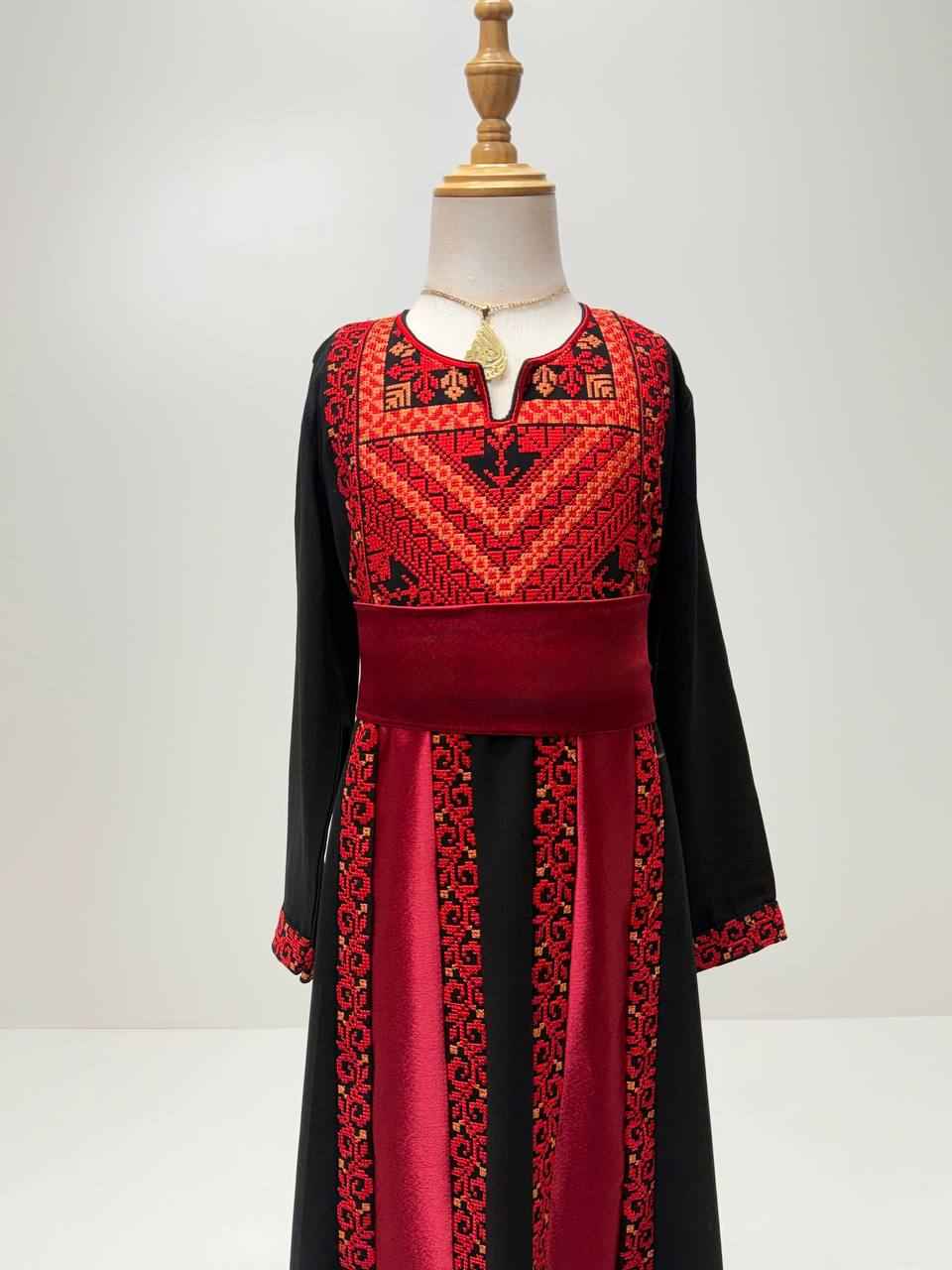 Thobe Wardat Al-Asala (Heritage Blossom Dress)