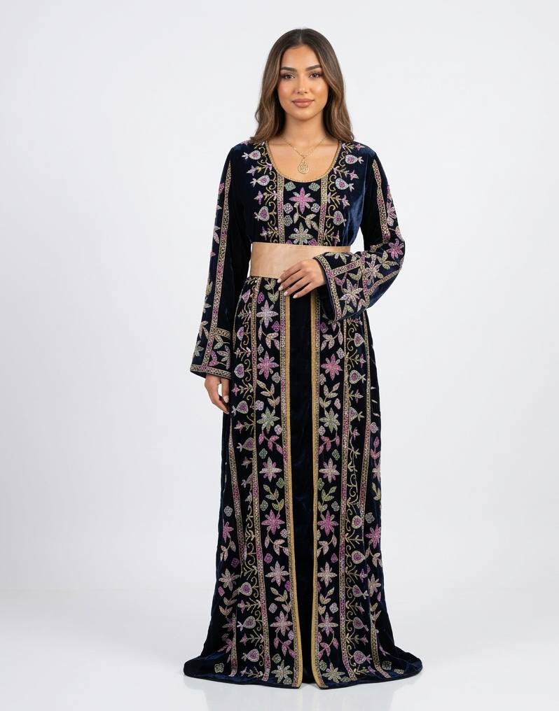 Thobe Nour Al-Layl – Hand Beaded Velvet Edition