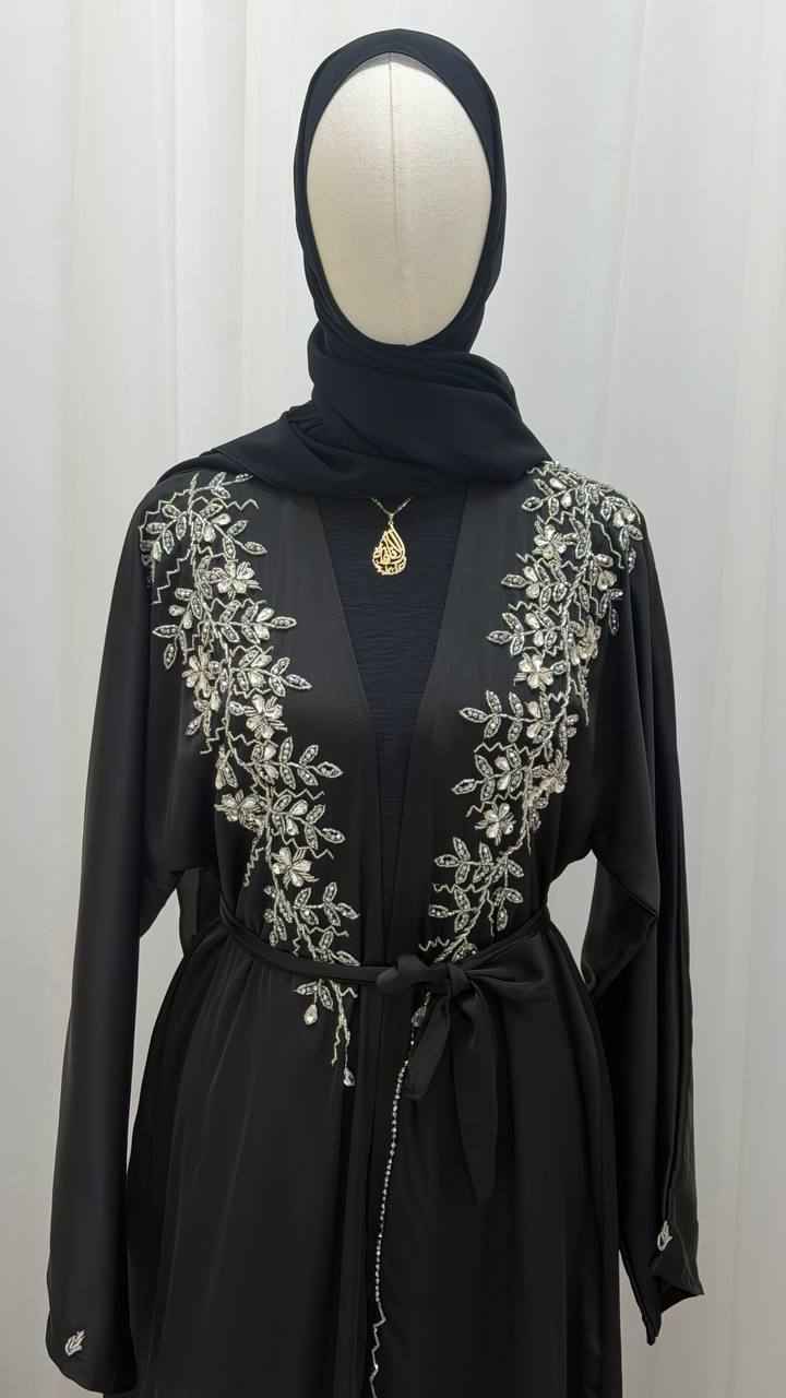 Noor Al-Layl Crystal Abaya