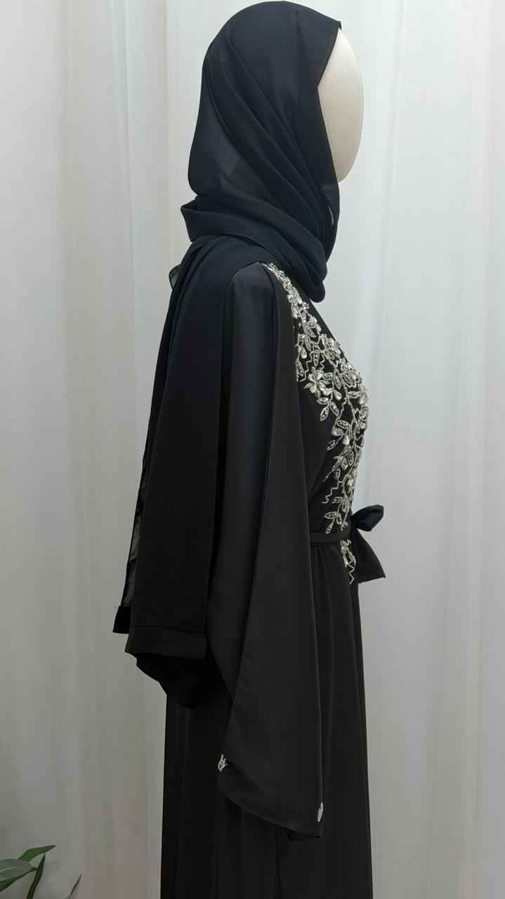Noor Al-Layl Crystal Abaya