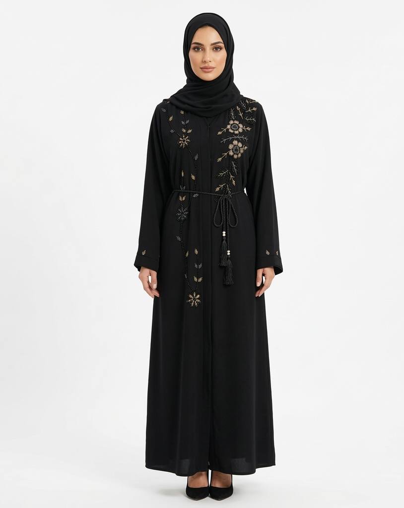 Royal Emerald Nights Abaya