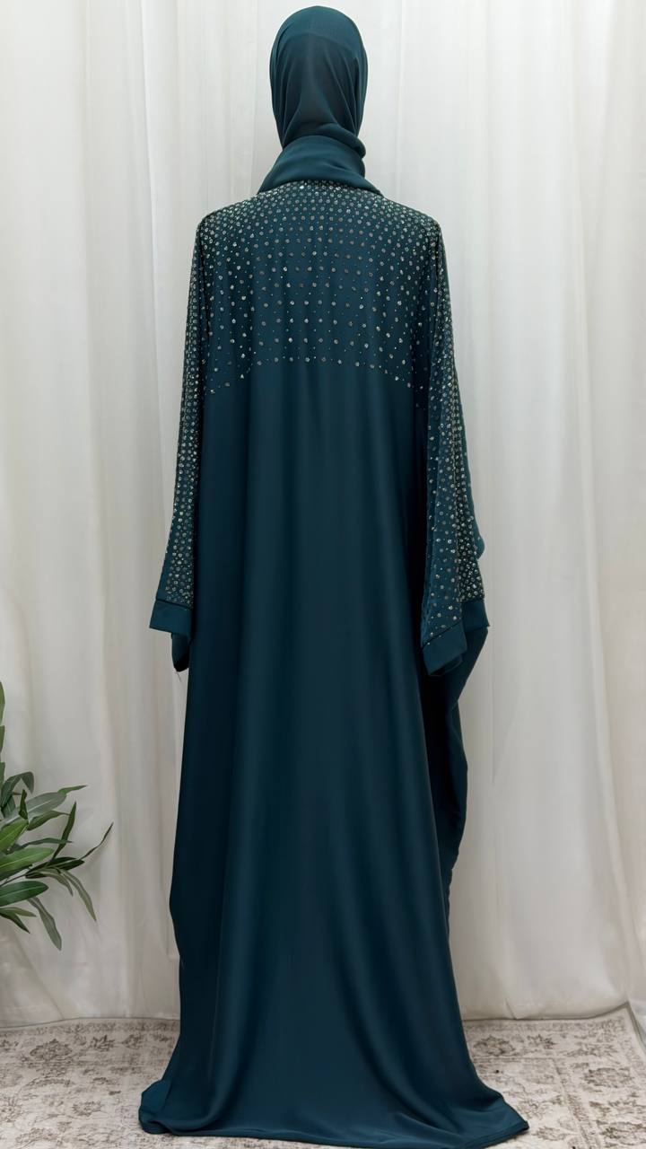 Serene Wings Abaya – Dual Tone