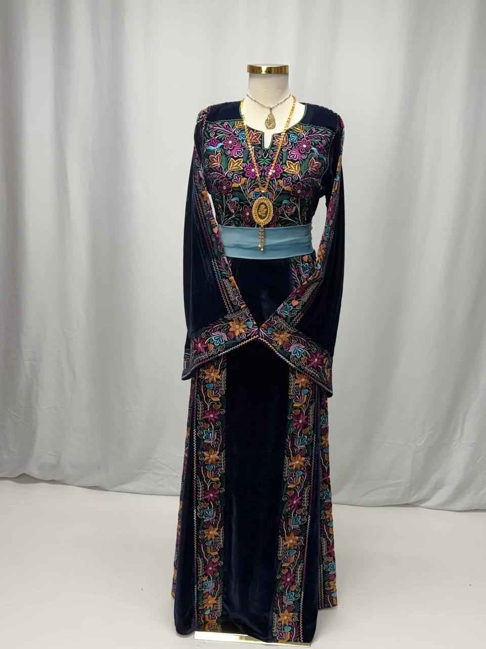 Velvet Heritage Embroidered Thobe