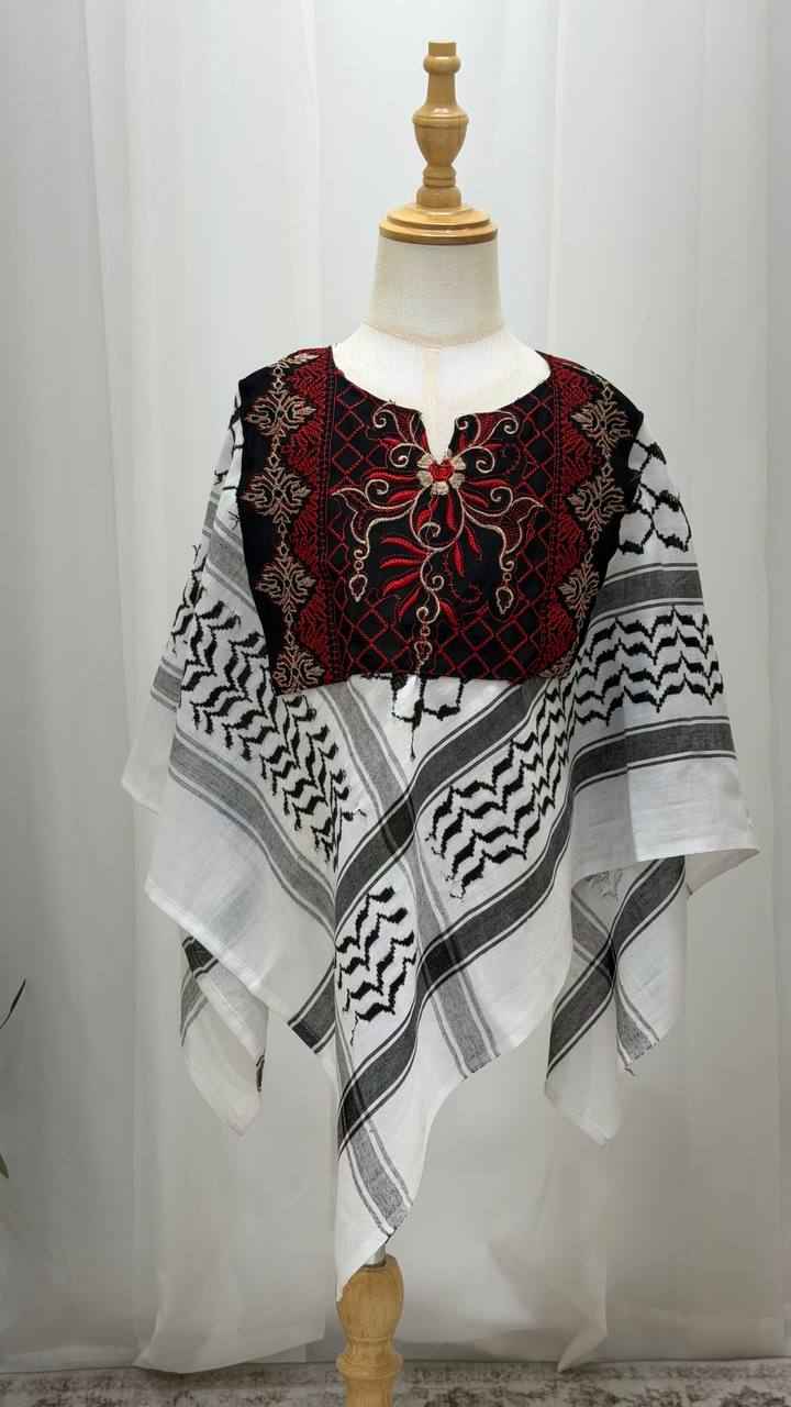 Dalia Heritage Keffiyeh Cape