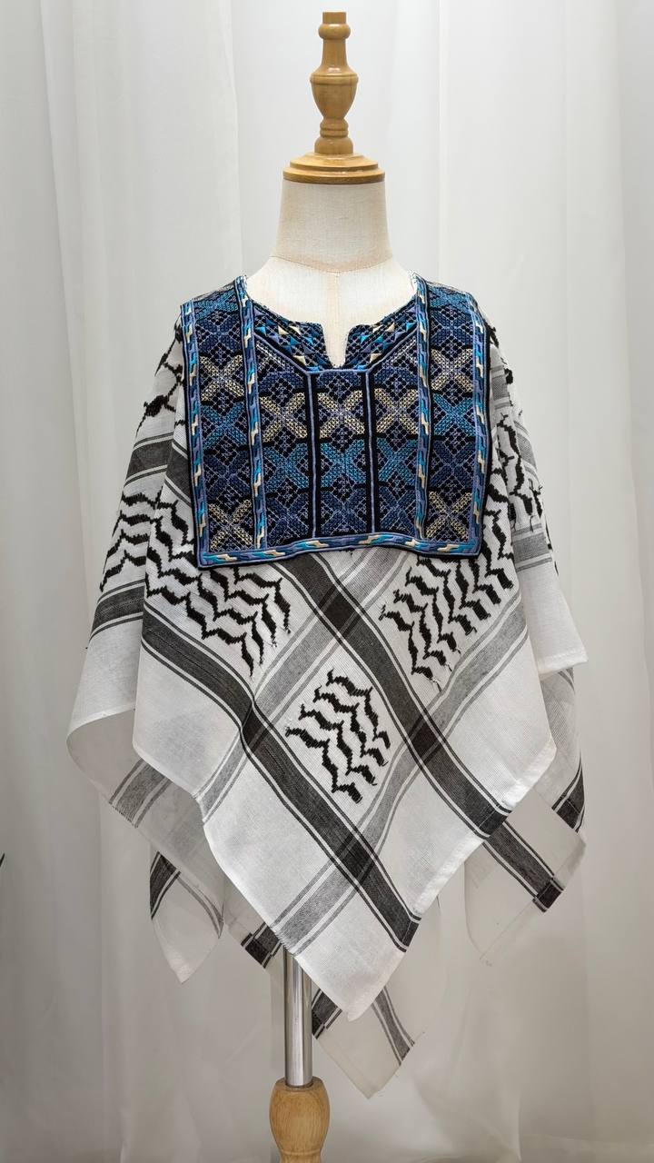 Dalia Heritage Keffiyeh Cape