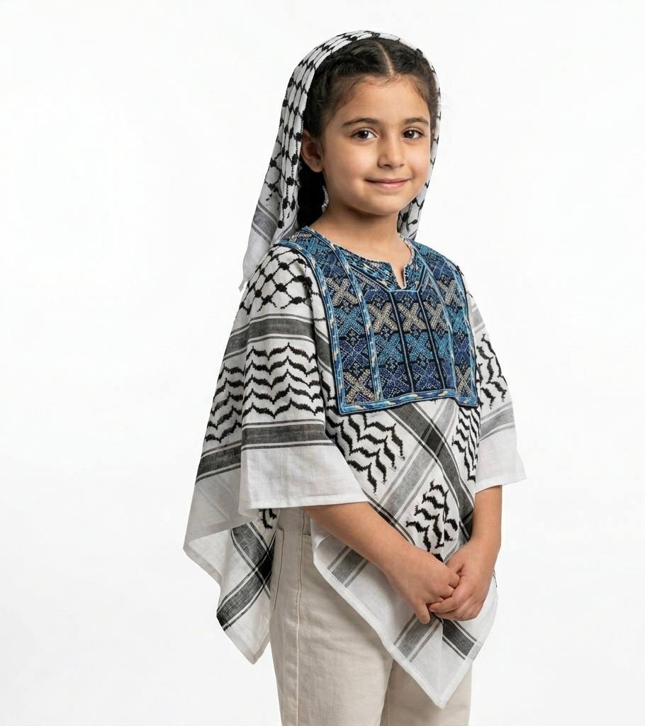 Dalia Heritage Keffiyeh Cape