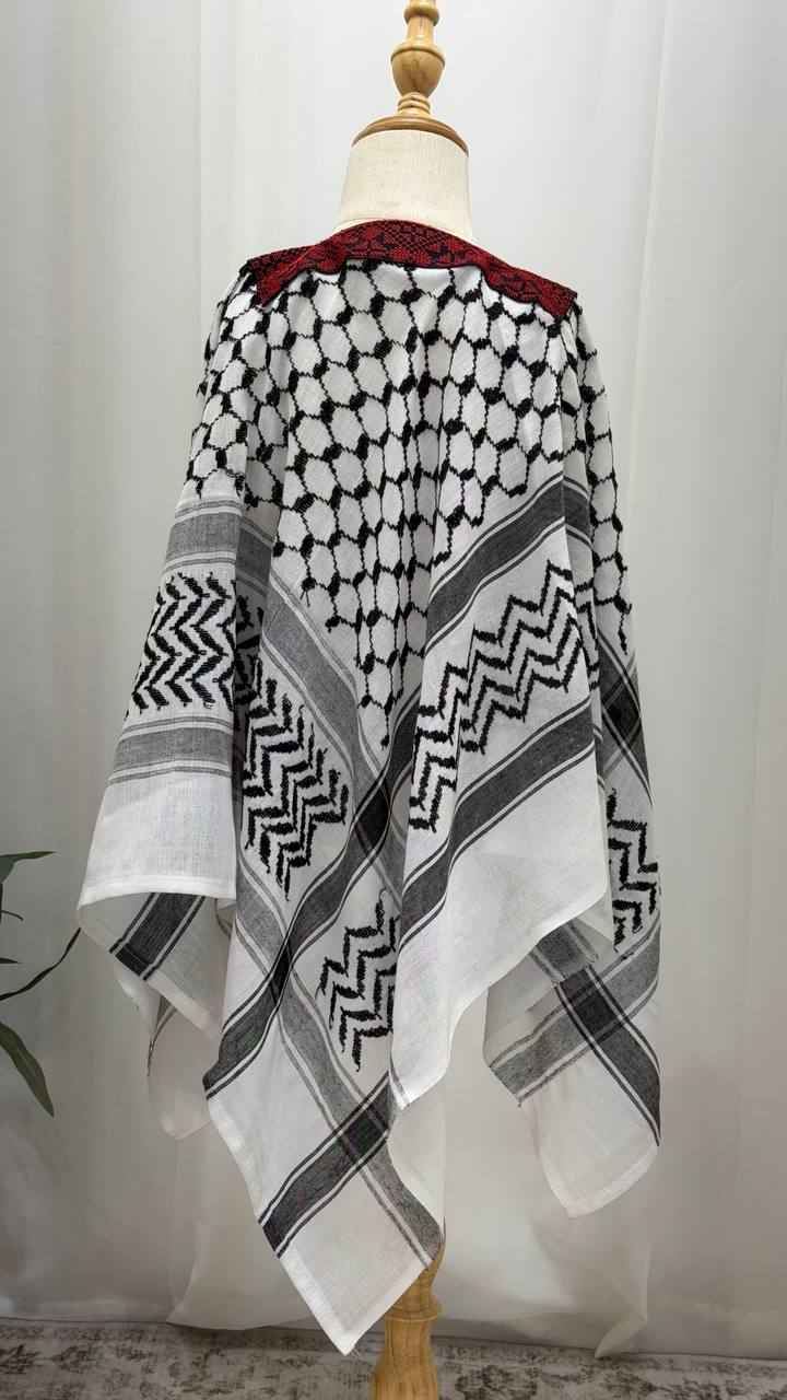 Dalia Heritage Keffiyeh Cape