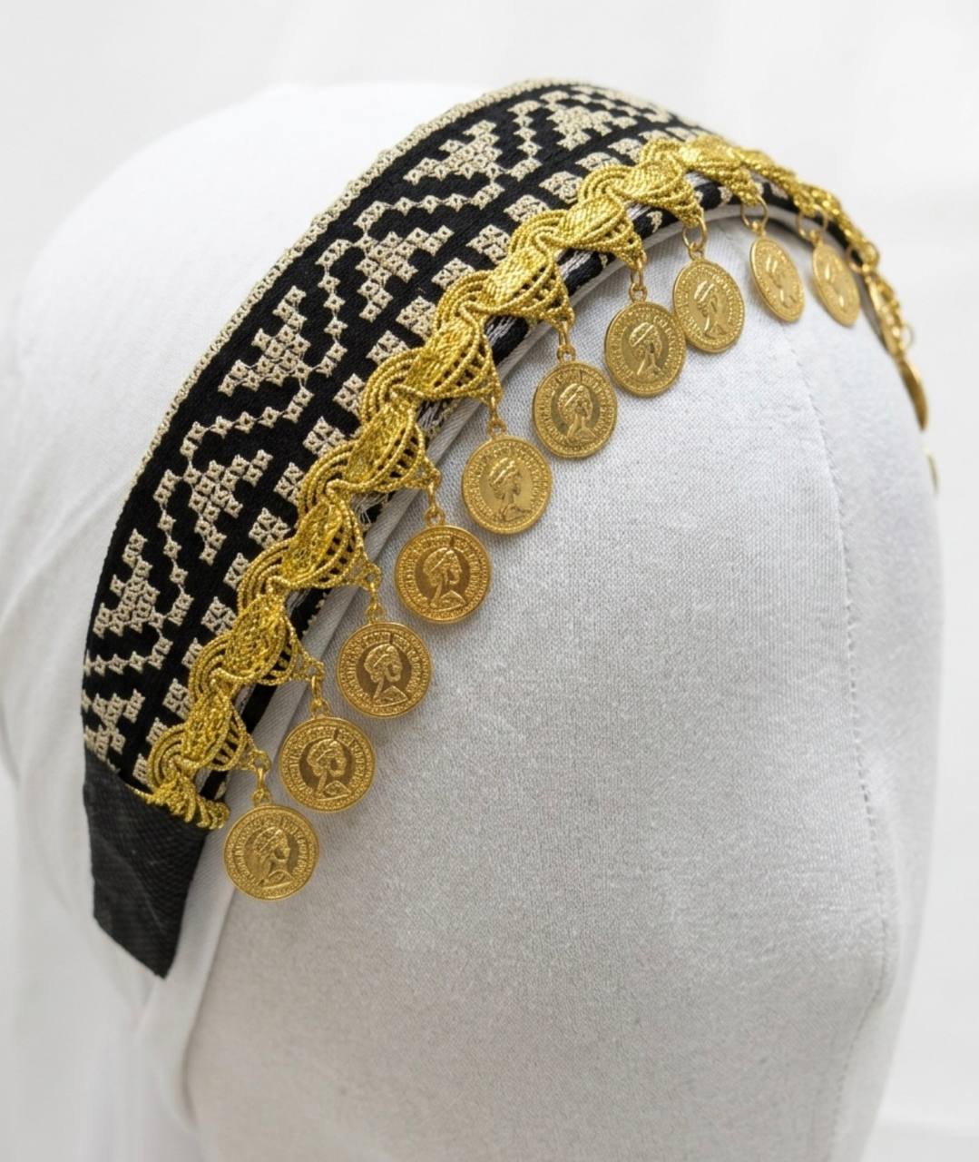 Heritage Coin Embroidered Headband ✨