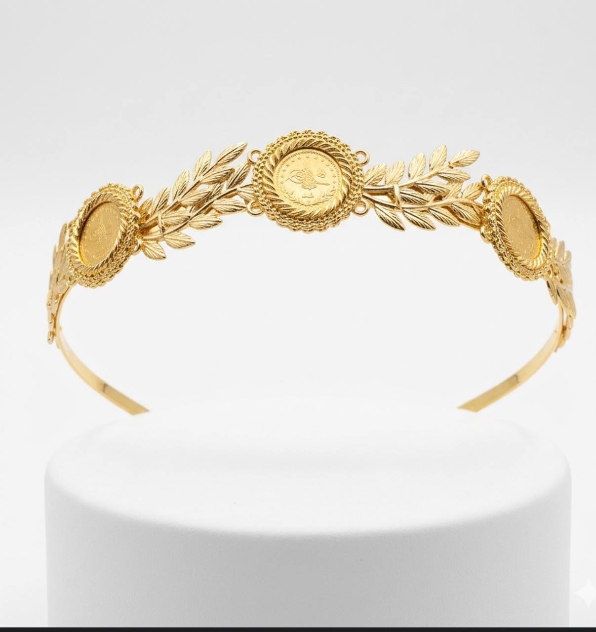 Golden Heritage Leaf Crown