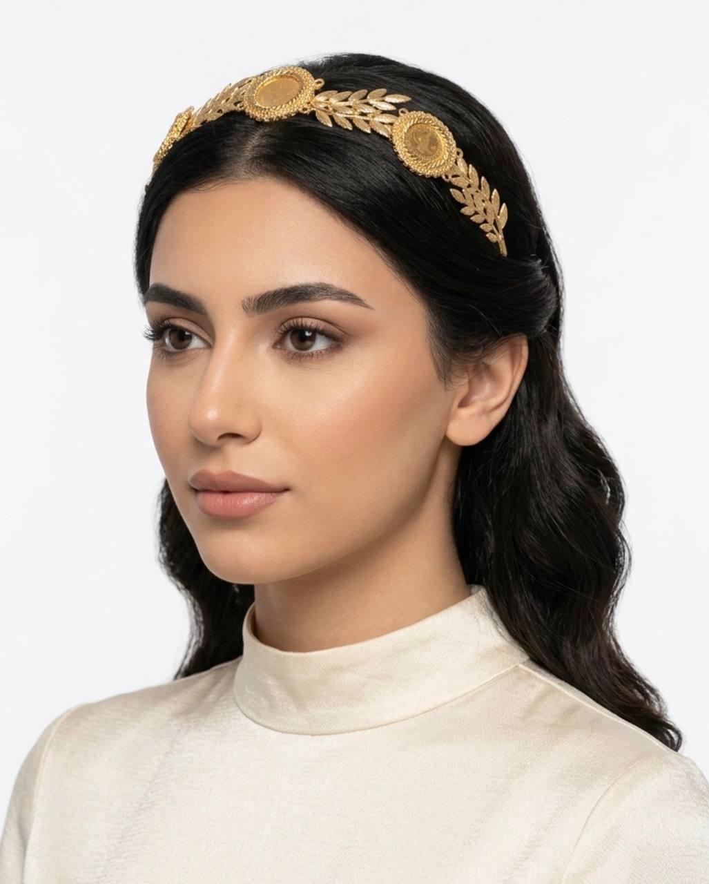 Golden Heritage Leaf Crown