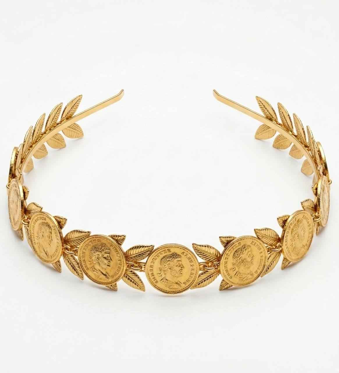 Golden Heritage Leaf Crown